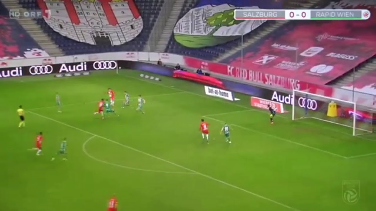 Patson Daka hattrick vs Rapid
