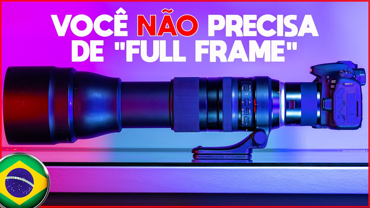 5 Lentes PROFISSIONAIS para sensor CROPADO