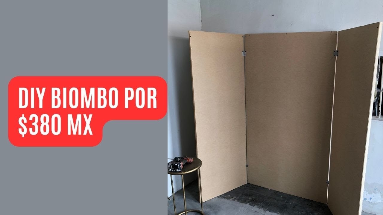 COMO HACER UN BIOMBO DECORATIVO RAPIDO Y FACIL