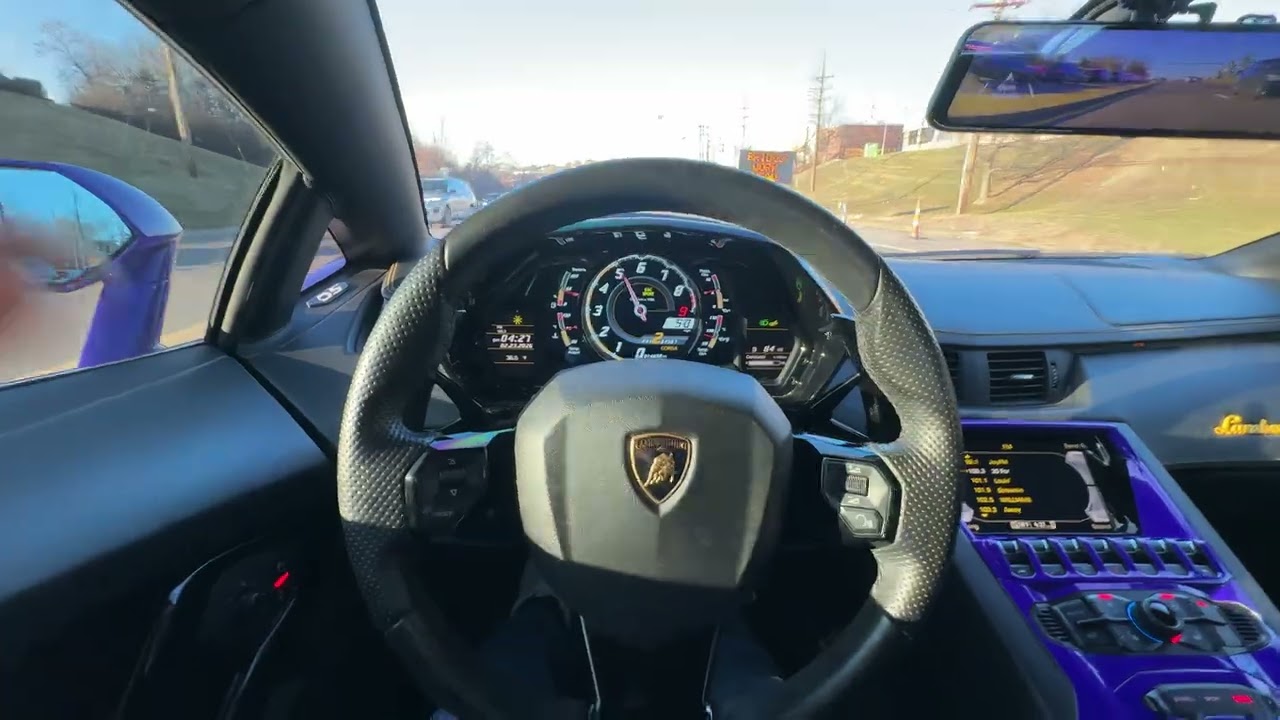 14 Lamborghini Aventador Driving POV and Walkaround