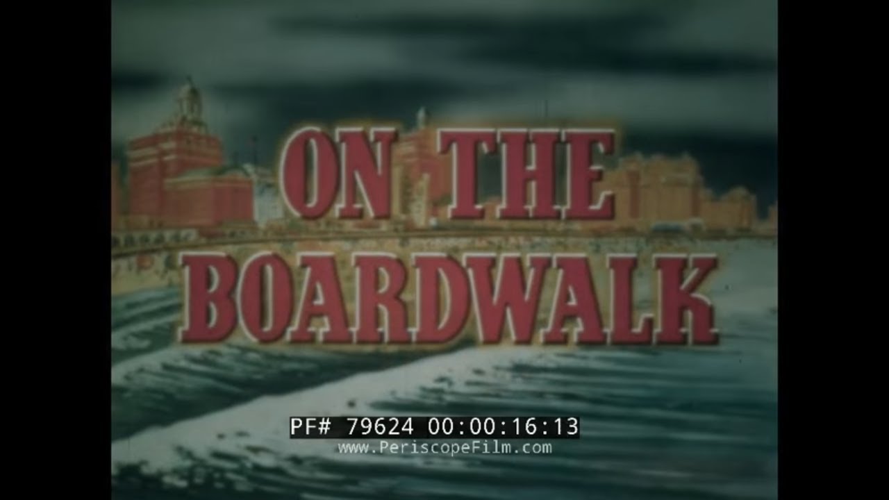 1940s ATLANTIC CITY NEW JERSEY  PROMOTIONAL FILM  