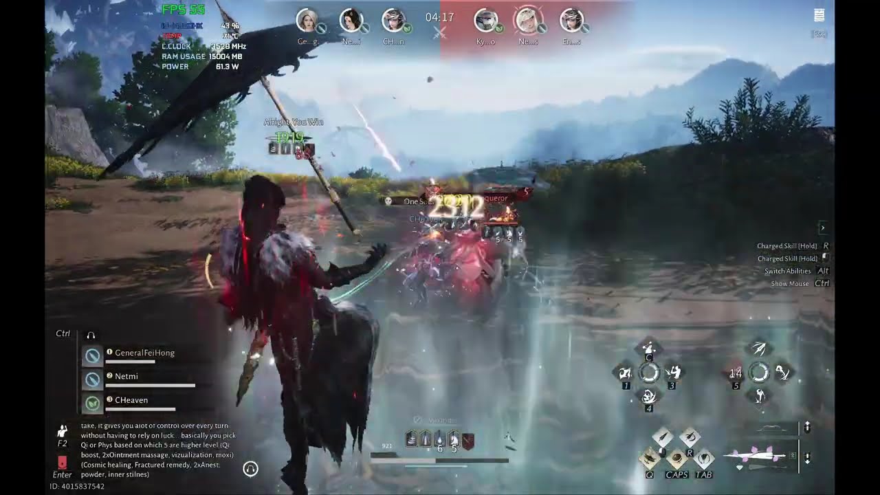Where Winds Meet PVP 3v3 Arena 1 Million Damage Fanbrella DPS