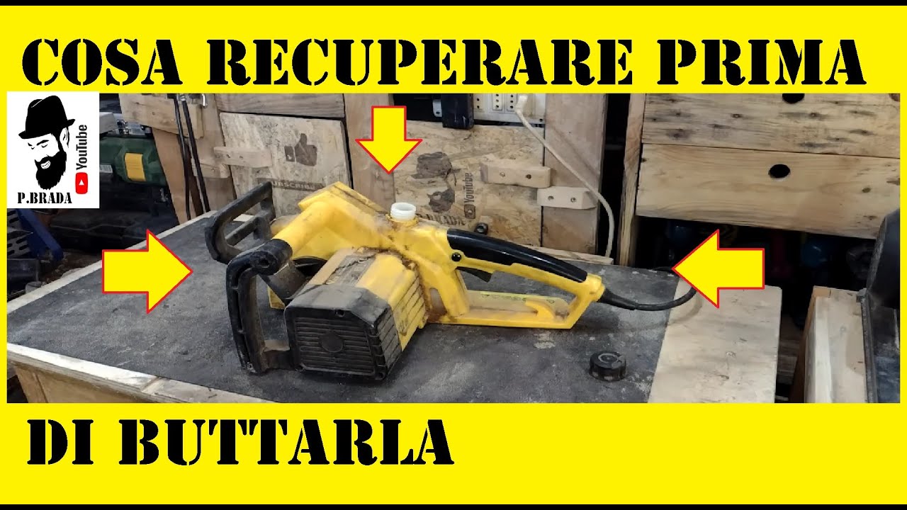 ELETTROSEGA Cosa recuperare prima di buttarla