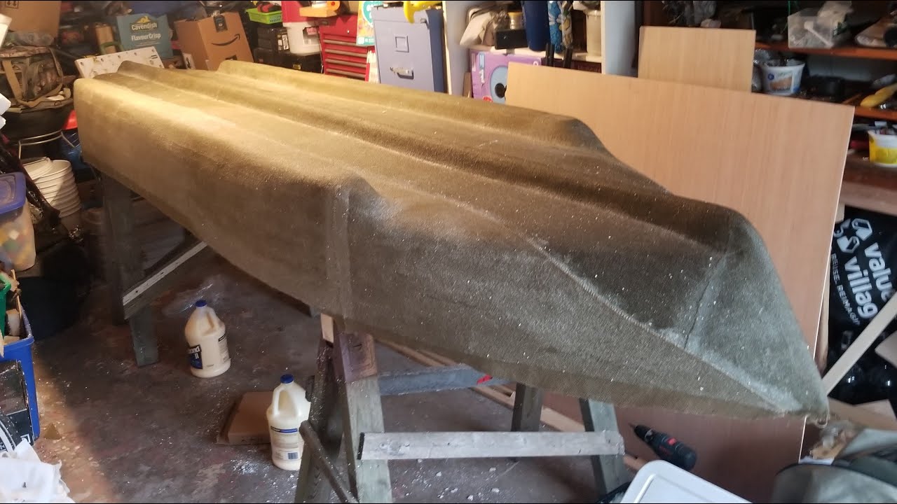 Homemade DIY 12ft Styrofoam fishing Kayak ep7
