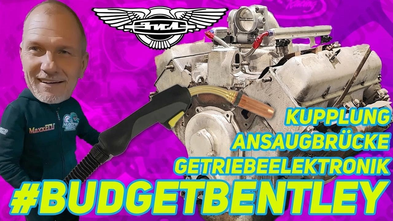 Budget-Bentley kriegt Automatikgetriebe mit Kupplung – 3D-Scan & Ansaugkrümmer-Bau