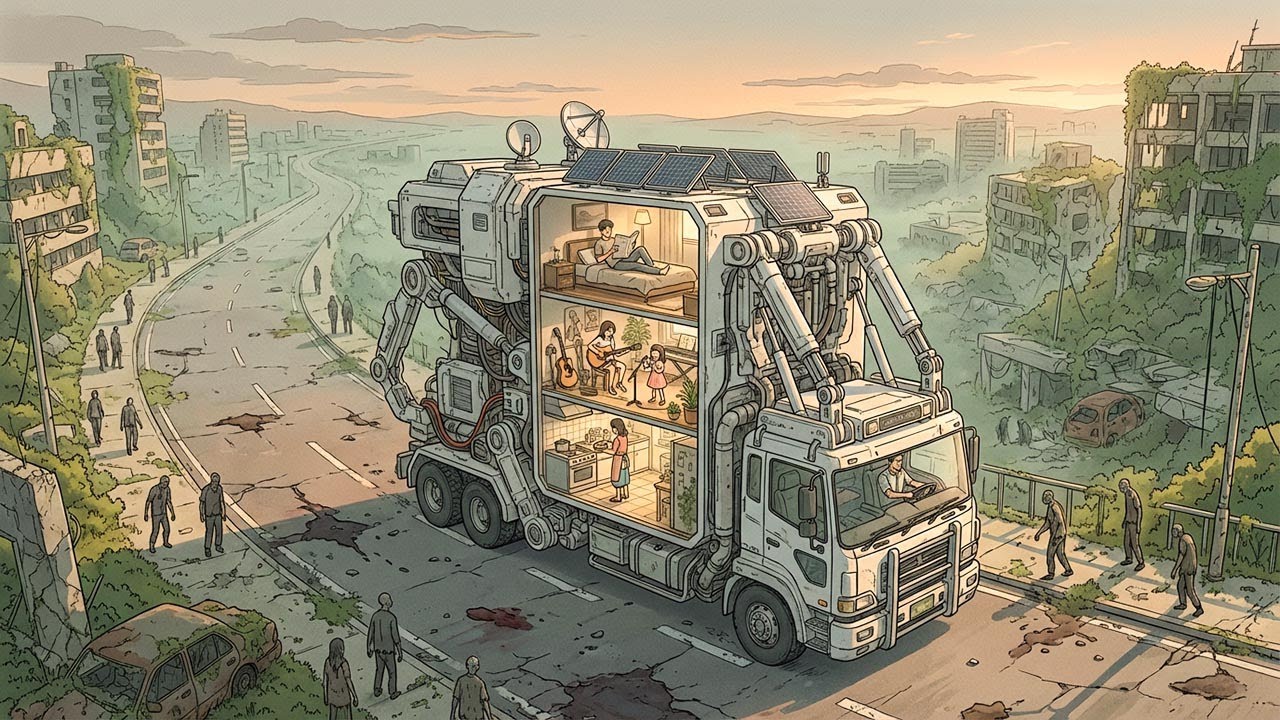 Lofi for Study & Focus | Endless Road at Dusk (1 Hour)