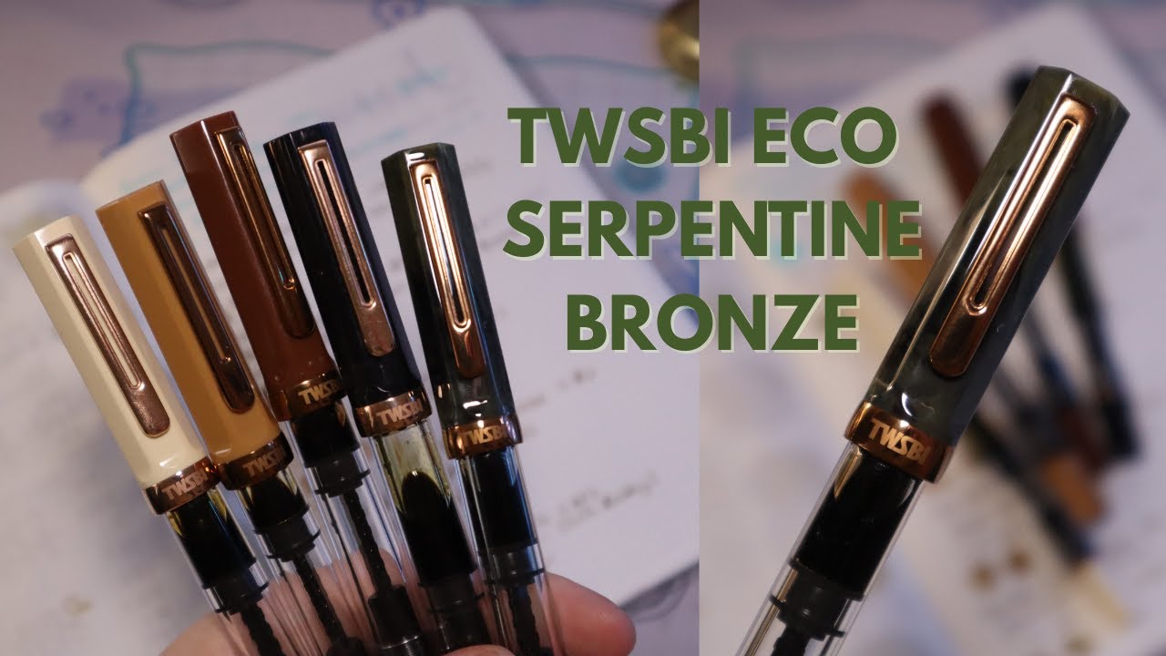 NEW PEN DAY! TWSBI Eco Serpentine Unboxing, Ina-Ho Dupe? and Nib Comparisons | MeltingPotPaper