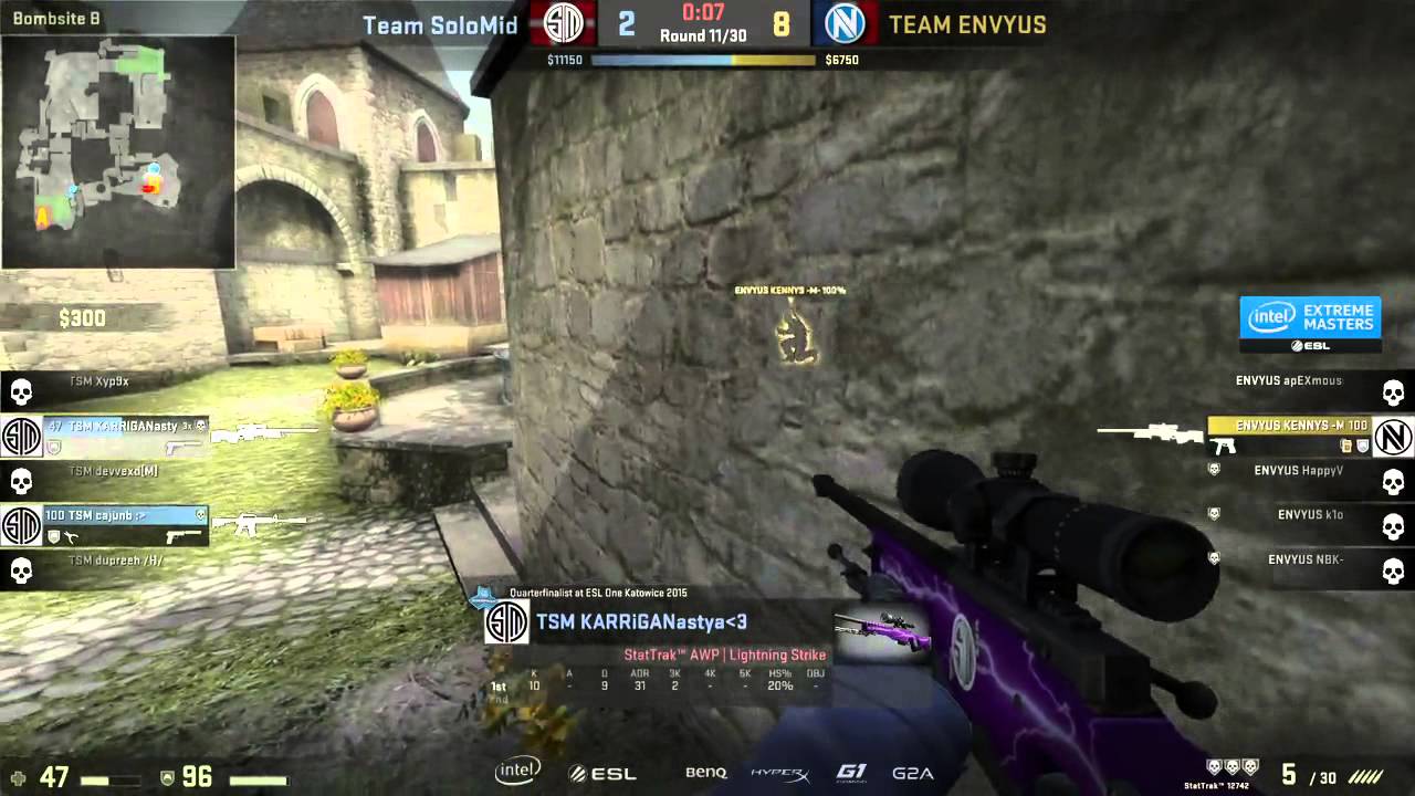 kennyS 1v2 Clutch - Karrigan FAIL