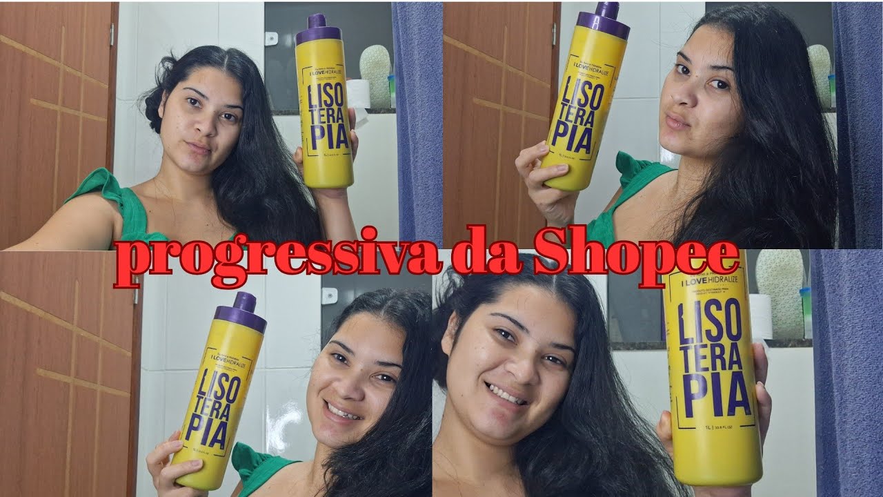 TESTANDO A PROGRESSIVA DA SHOPEE LISOTERAPIA || DEU CERTO??? É RUIM??