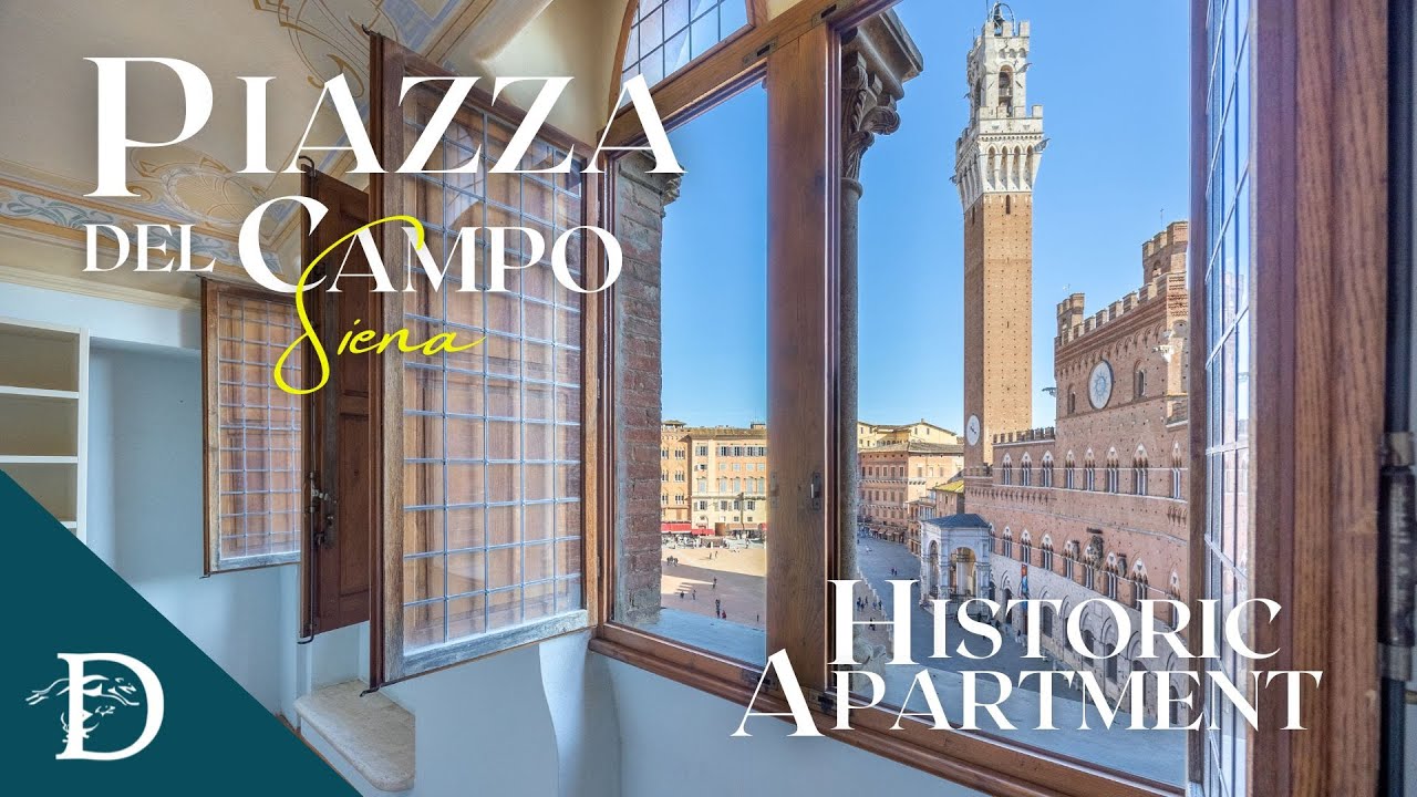 🎥Property Tour: Piazza del Campo View Apartment in Siena