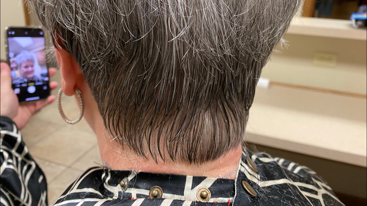How to cut hair using a point cut technique