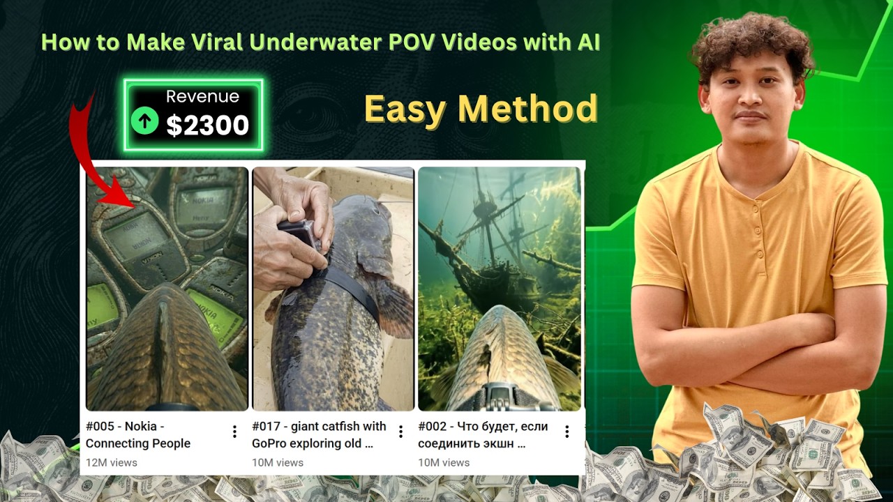 How to Make Viral Underwater POV Videos with AI (Easy Method)