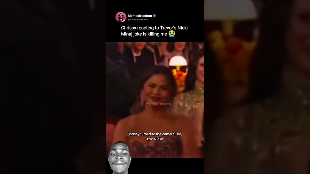 Chrissy reacting to Trevor&rsquo;s Nicki Minaj joke is killing me 😭