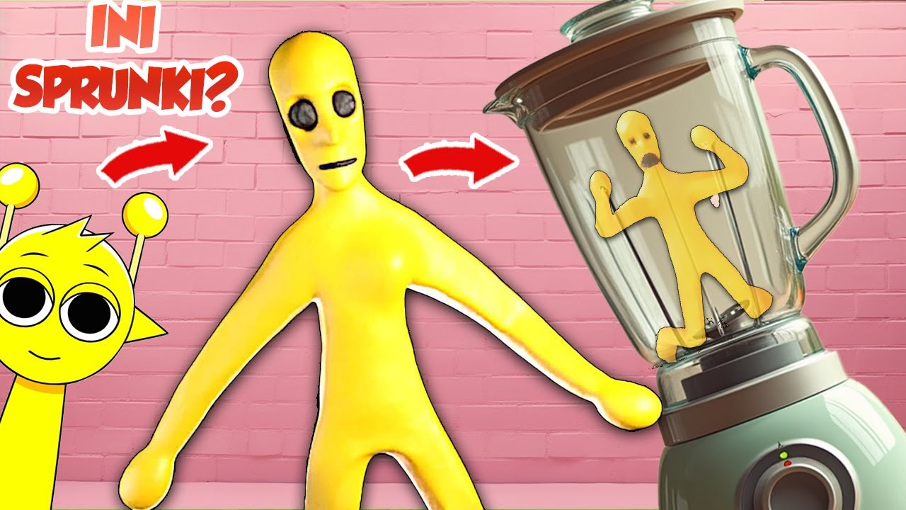 AKU GASENGAJA BLENDER SPRUNKI REALISTIC INI !!!!
