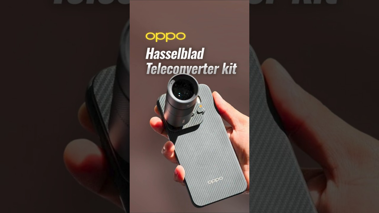 OPPO Find X9 Pro with Hasselblad Teleconverter kit! (INSANE)