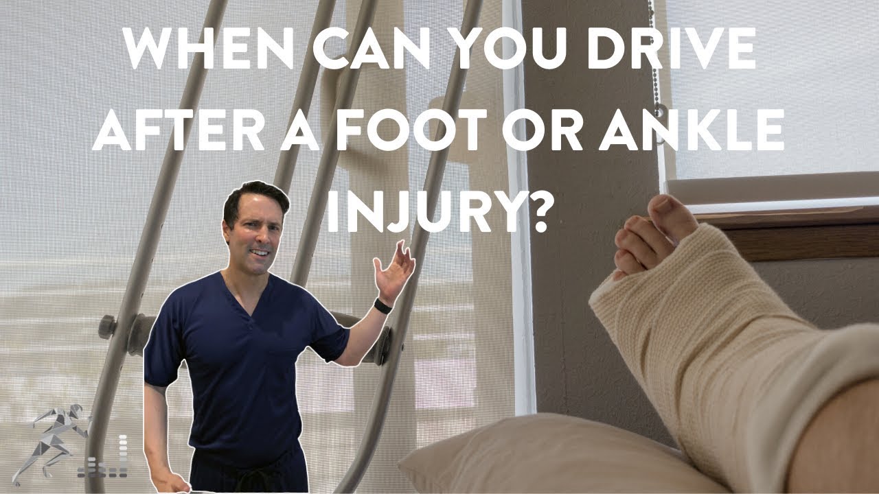 Driving after a foot or ankle injury
