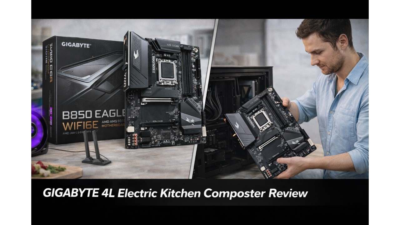 🖥️ GIGABYTE B850 Eagle WIFI6E AMD AM5 LGA 1718 Motherboard Review ⚡