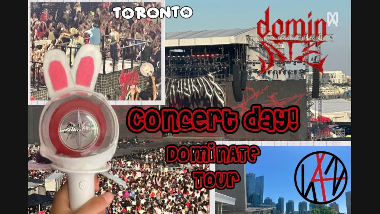 ❤️StrayKids concert vlog!🖤DominATE North American tour in Toronto!🔥🔥