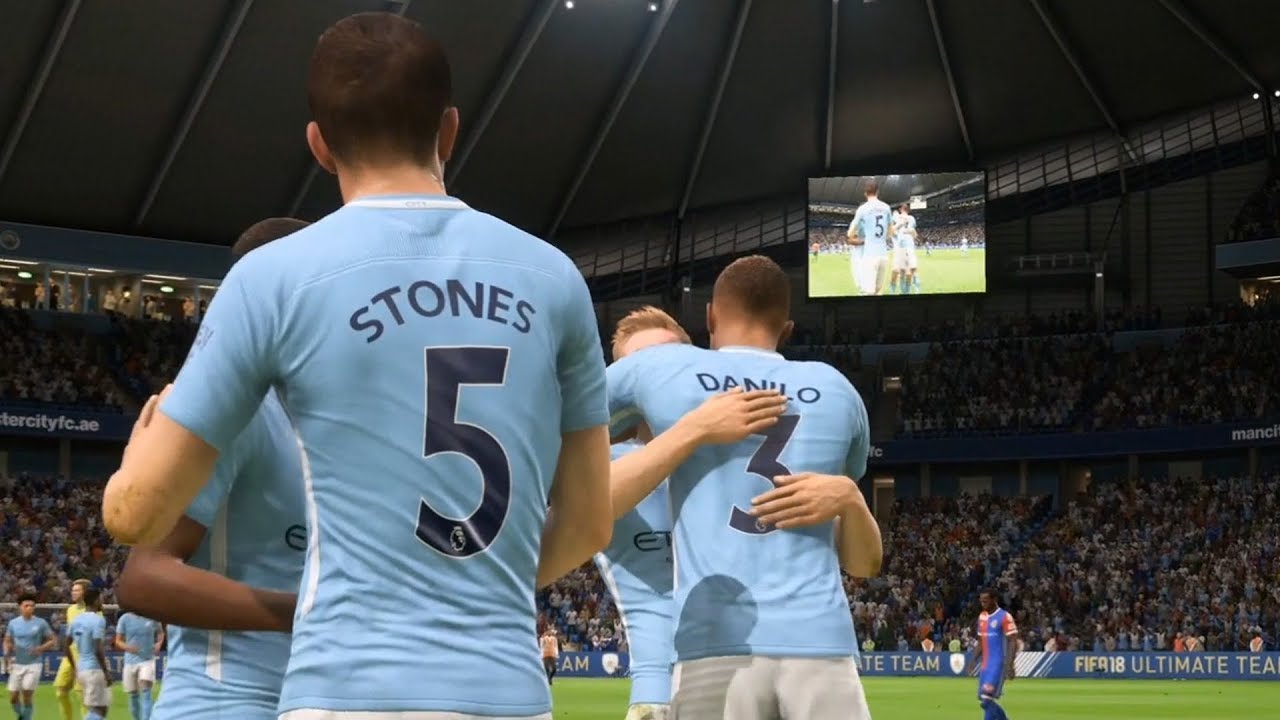 FIFA 18 - Manchester City vs FC Basel - UEFA Champions League Gameplay (HD) [1080p60FPS]