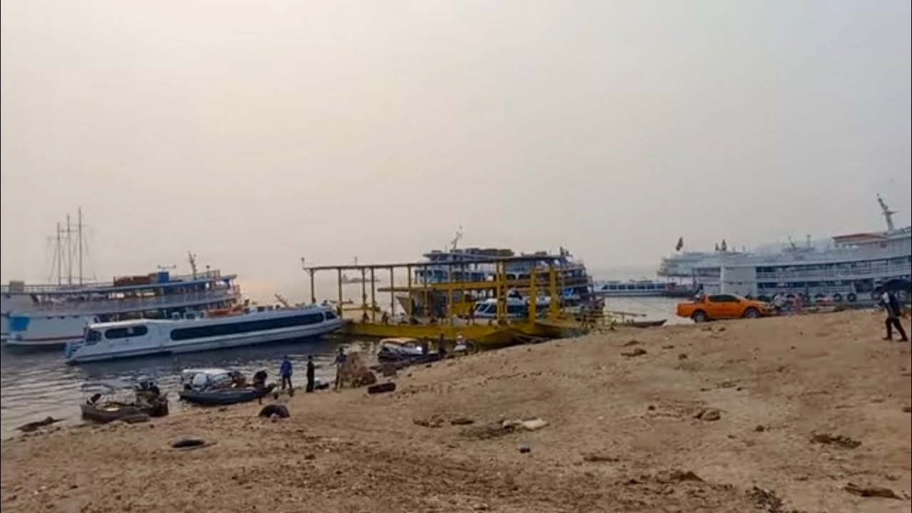 OS EFEITOS DA SECA NO PORTO DE MANAUS / SECA NO AMAZONAS 2023/ estiagem 2023