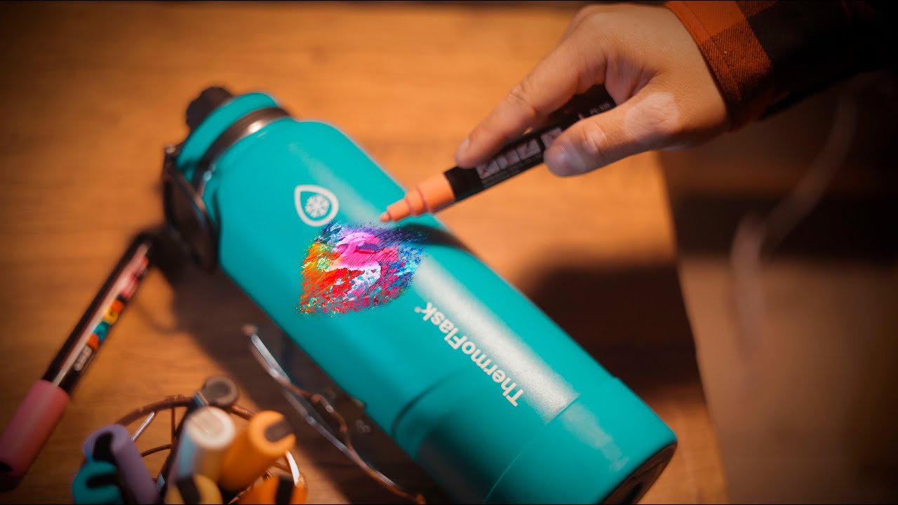 My First Custom HYDRO FLASK(hyper focused)