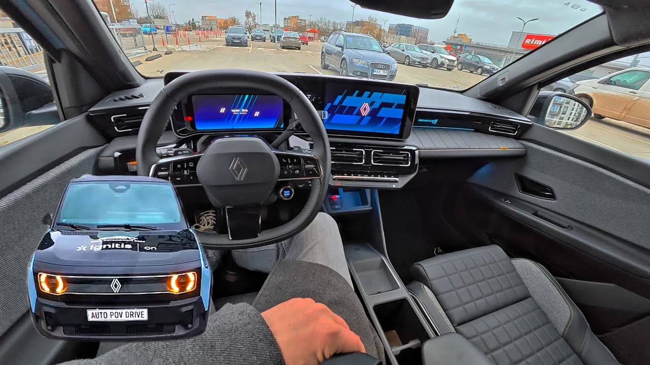 2025 Renault 4 E-Tech 150hp - POV Test Drive & Consumption Check