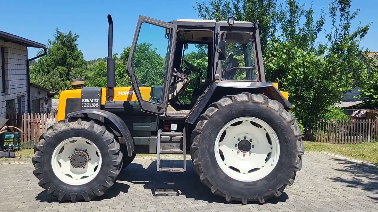Nowy nabytek renault 133.54 #tractor