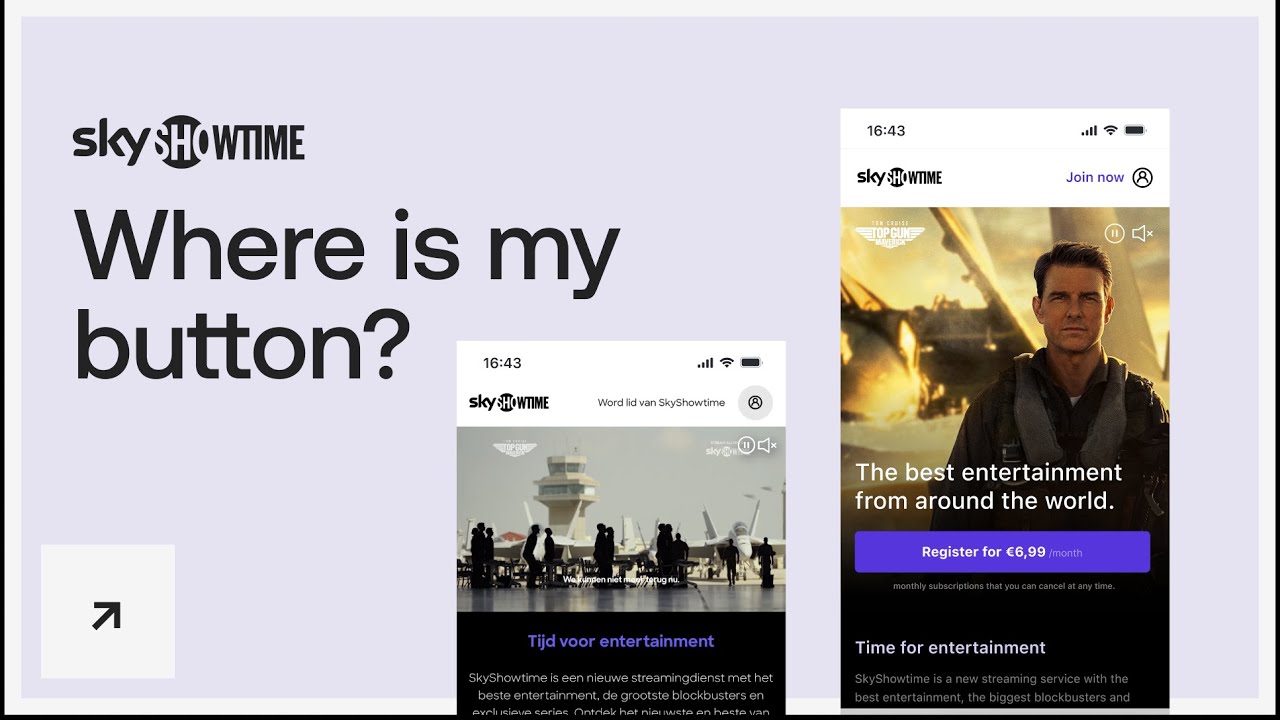 Before & After: The SkyShowtime website on Mobile!? - Figma Speed Tutorial