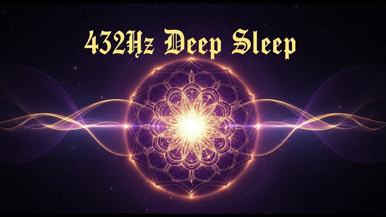 432Hz Sleep Healing Frequency | Meditation Music for Relaxation, Peace, Stress Relief & Recovery