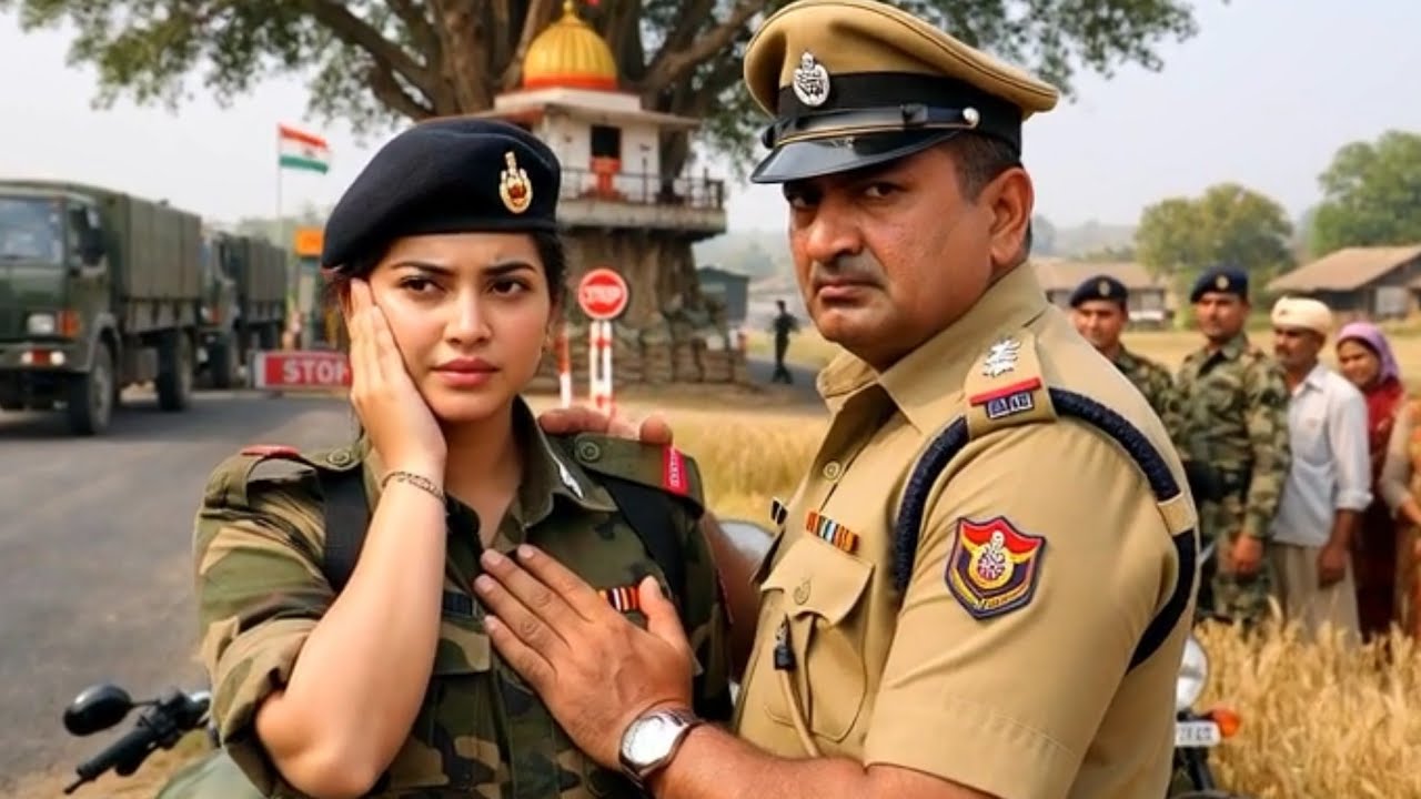 फौजी लड़की से पंगा लेना दरोगा को पड़ा भारी | 10 मिनट में खत्म हुआ घमंड,Army Officer से बदसलूकी करना 