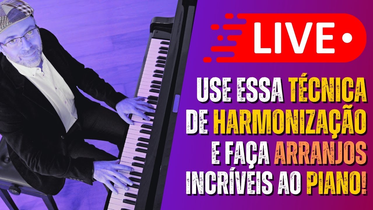 🎹 Técnica de Harmonização “De Fora pra Dentro” – Crie Arranjos Incríveis no Piano!