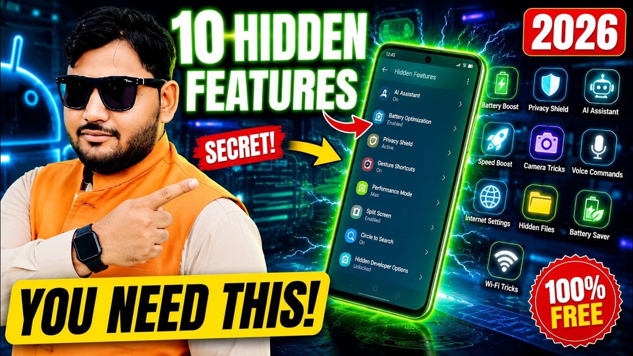 10 Hidden Android Features You Never Use (But NEED in 2026!) 🤯 Secret Android Tricks Revealed
