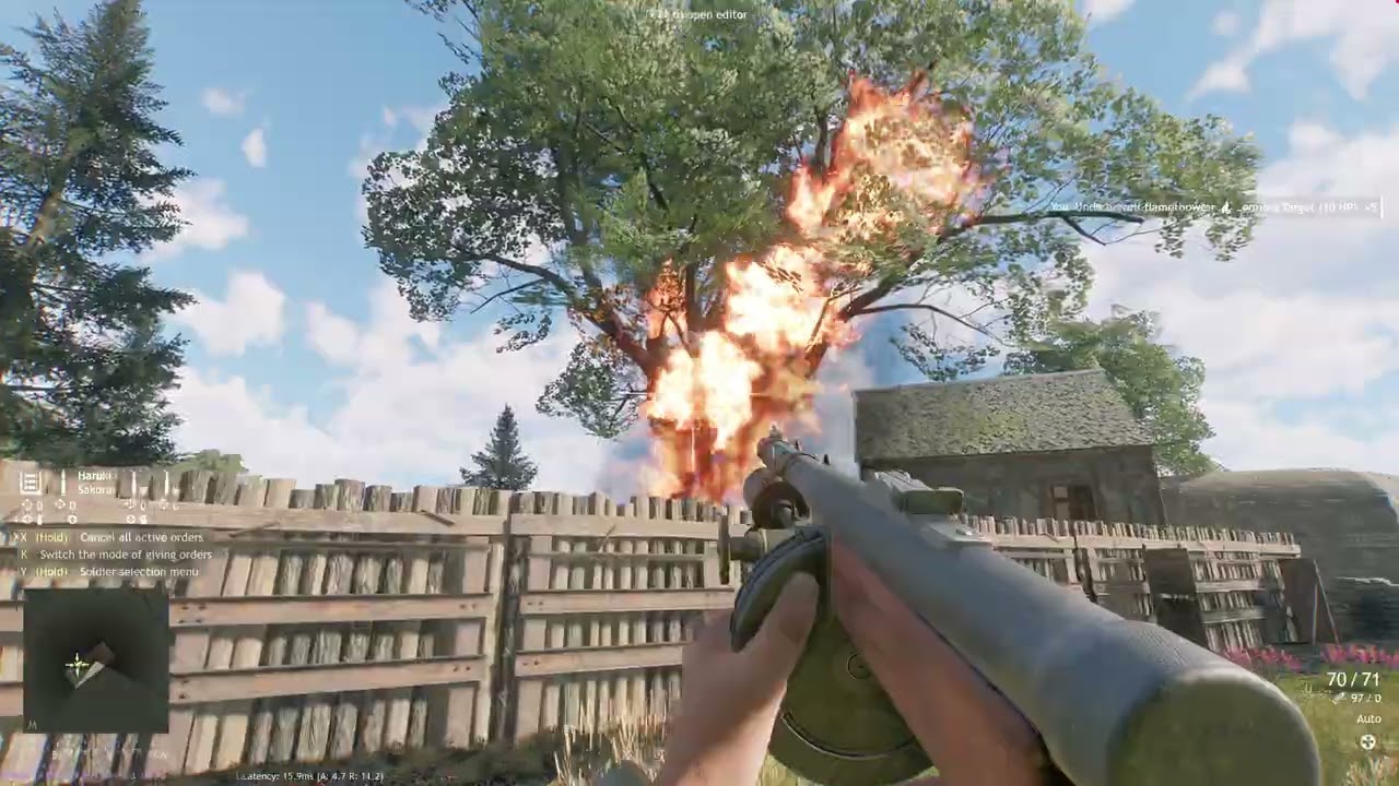 [Enlisted] Suomi KP/-31 with flamethrower (Germany, BR V, Premium) - First Look & Test Firing