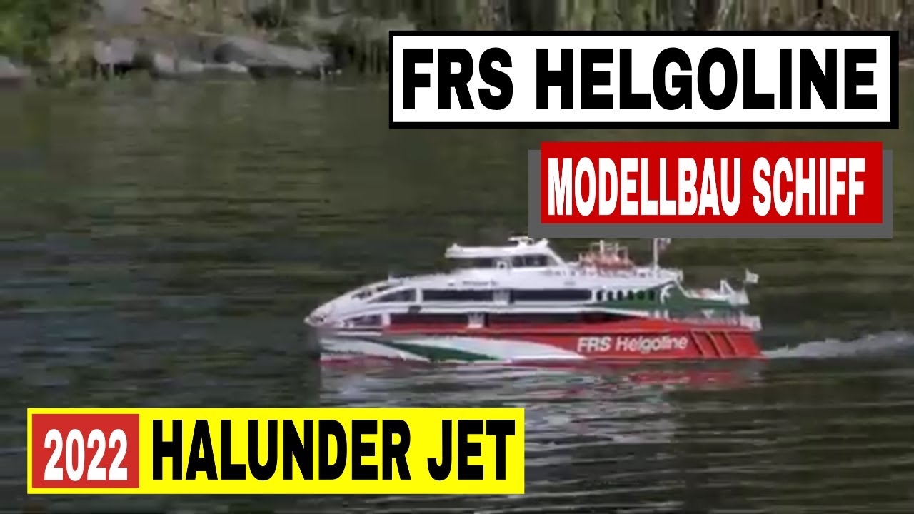 Halunder Jet Helgoland - Cuxhaven | Katamaran FRS Helgoline jako model