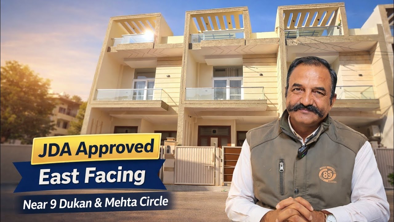 Jaipur Luxury 3BHK Villa 🔥 JDA Approved | East Facing | Near 9 Dukan & Mehta Circle #luxuryhouse 