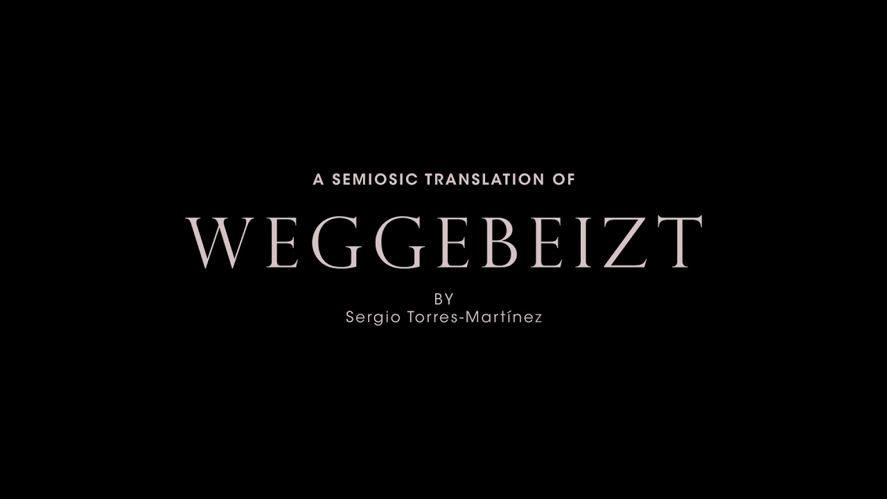 A semiosic translation of Paul Celan&rsquo;s Schwarze Flocken and Weggebeizt