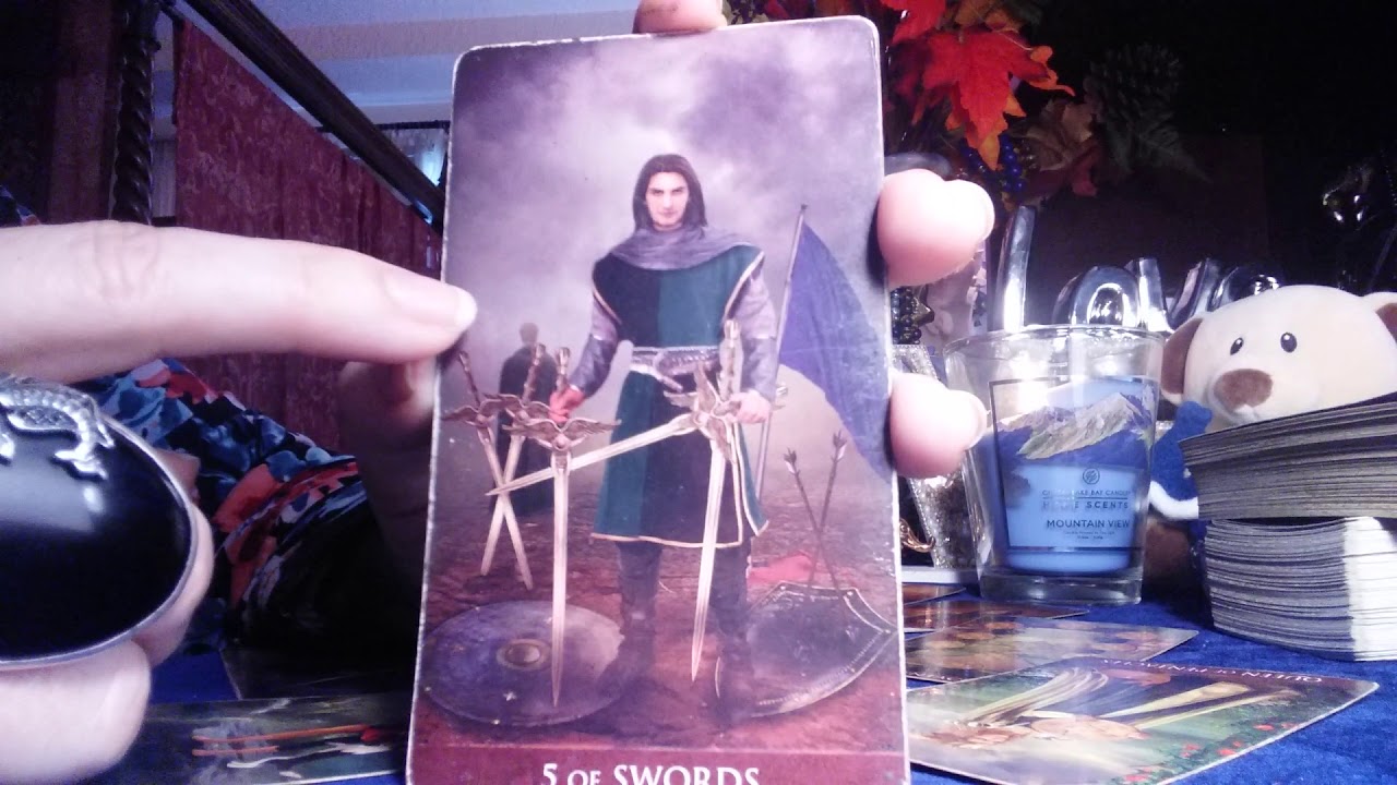 EVERYTHING ABOUT HIM. NINE CARDS SPREAD, WHICH LEAVES NO STONE UNTURNED. VERY INFORMATIVE SPREAD