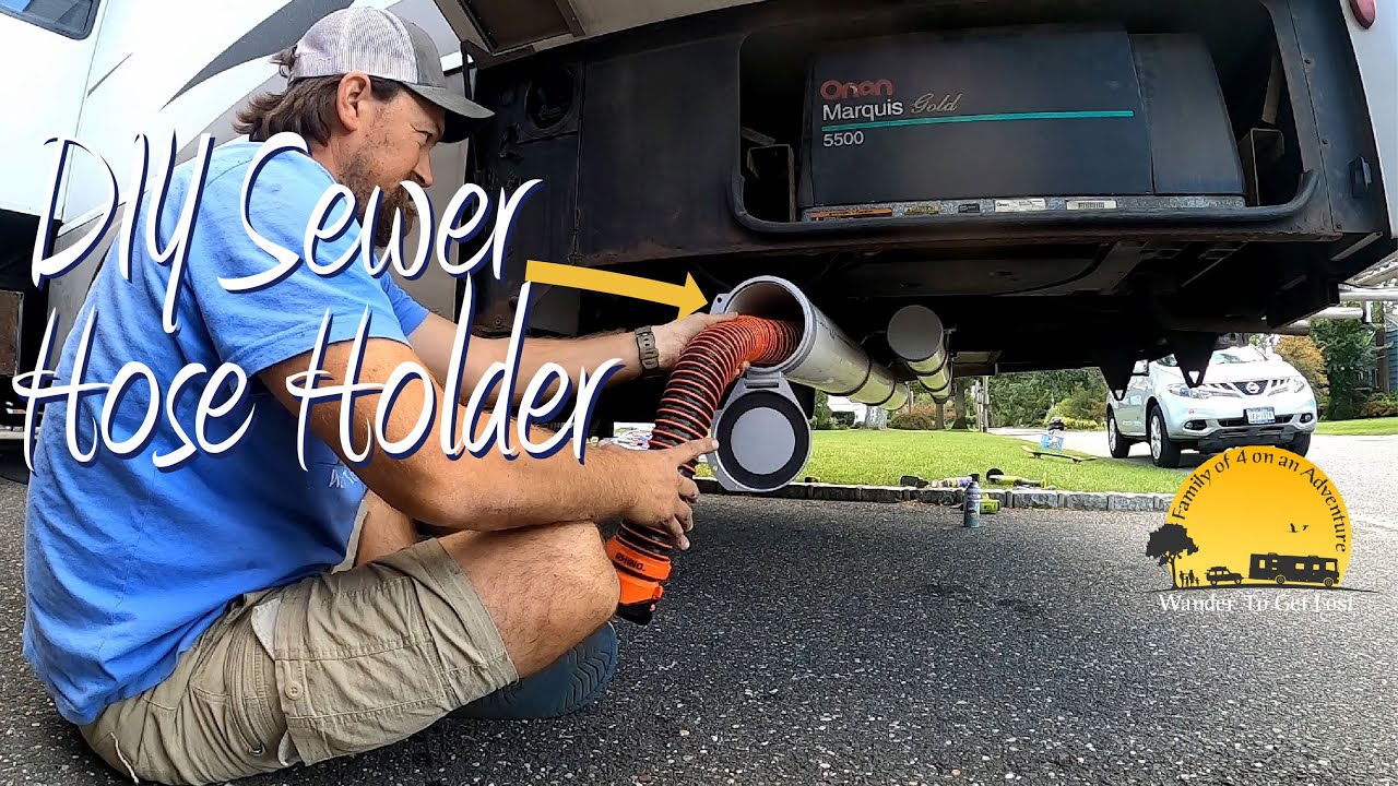 HOW TO MAKE a RV Sewer Hose Holder | S2-E28