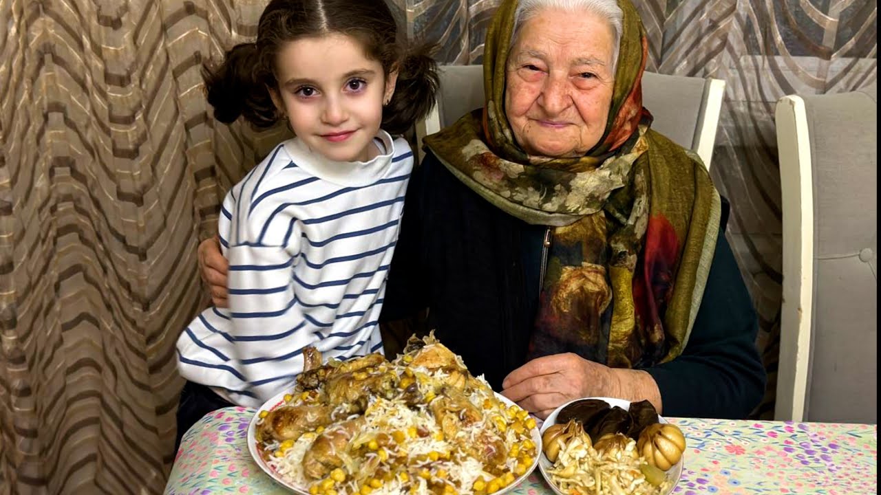 Toyuqlu Xanlıq aşı bişirdik - Qubadlı plovu-We cooked Khanlig rice with chicken - Gubadli pilaf