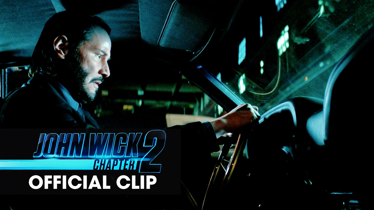 John Wick: Chapter 2 (2017 Movie) Official Clip - 'Car Chase&rsquo;
