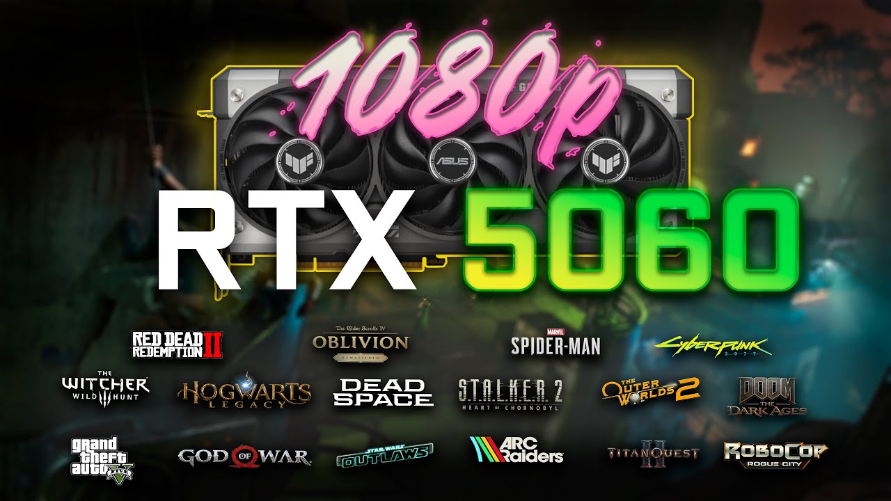 RTX 5060 8GB in 16 Games - FPS & Performance TESTED!