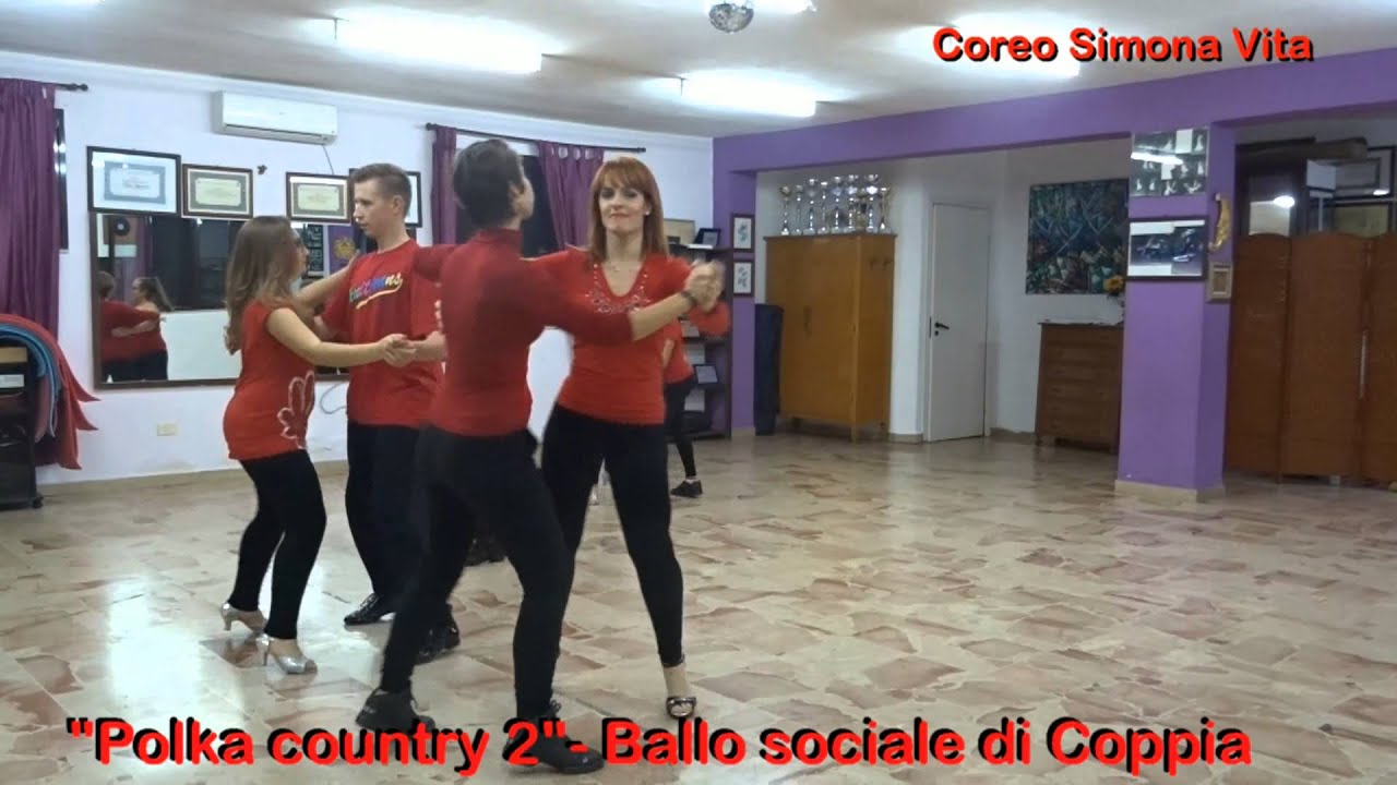 Polka country 2 - Ballo sociale di Coppia -  M&deg;Simona Vita