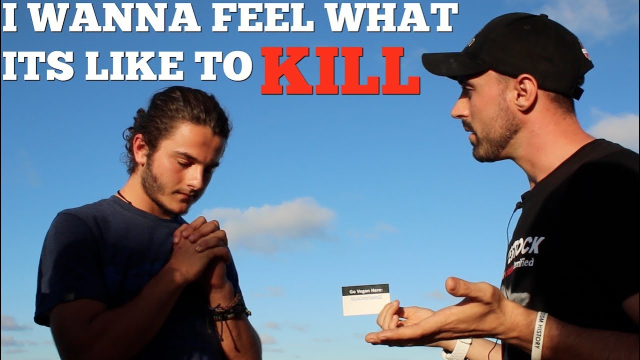 VEGAN VS SPIRITUAL MEATEATER  [VERY DISTURBING DEBATE]