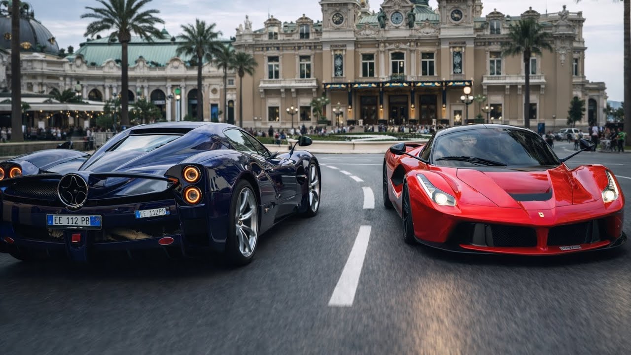 €3.5 MILLION PAGANI UTOPIA ROADSTER FIRST TIME IN MONACO 🇲🇨🤯✨ €4M FERRARI LA FERRARI 