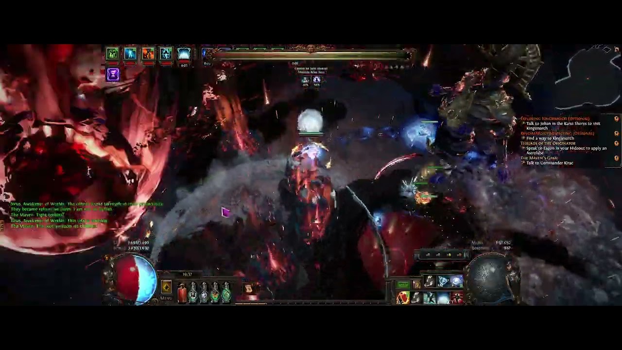 Path of Exile 3.29 Allflame, Uber Sirus Winter Orb Elementalist