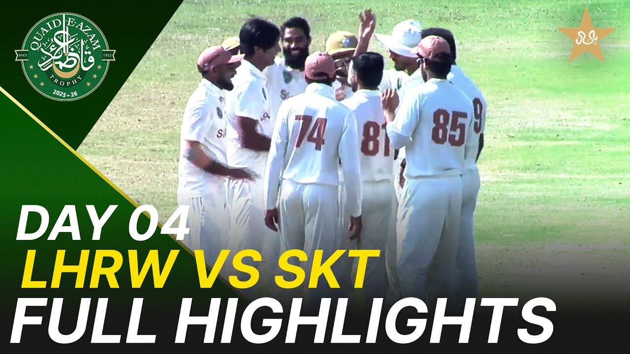 Full Highlights | Lahore Whites vs Sialkot | Day 4 | Quaid-e-Azam Trophy 2025-26 | PCB |M2P1K