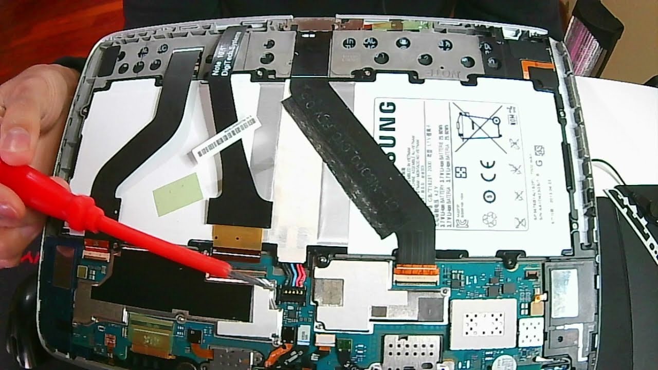 Como desarmar Tablet Samsung GT N8010 - Disassembly -