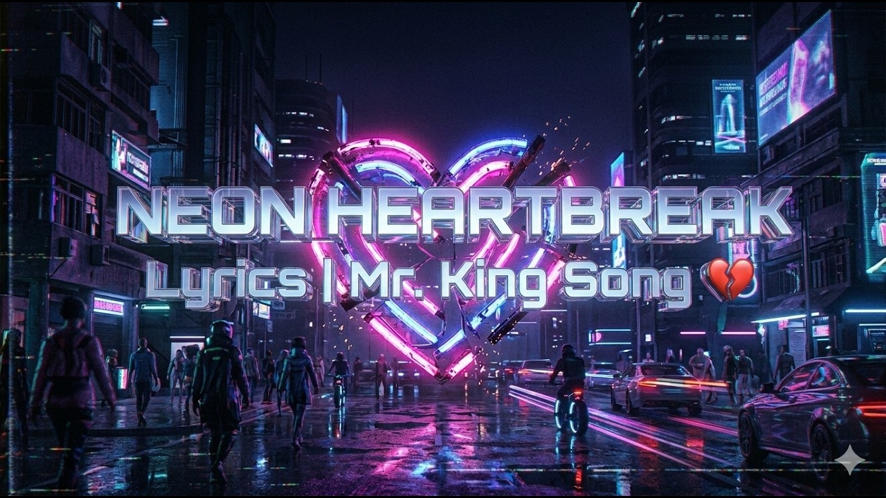 ✨  [Full Music] Neon Heartbreak (Lyrics) | Full Song | Mr. King Song | Emotional Synthwave EDM 2026