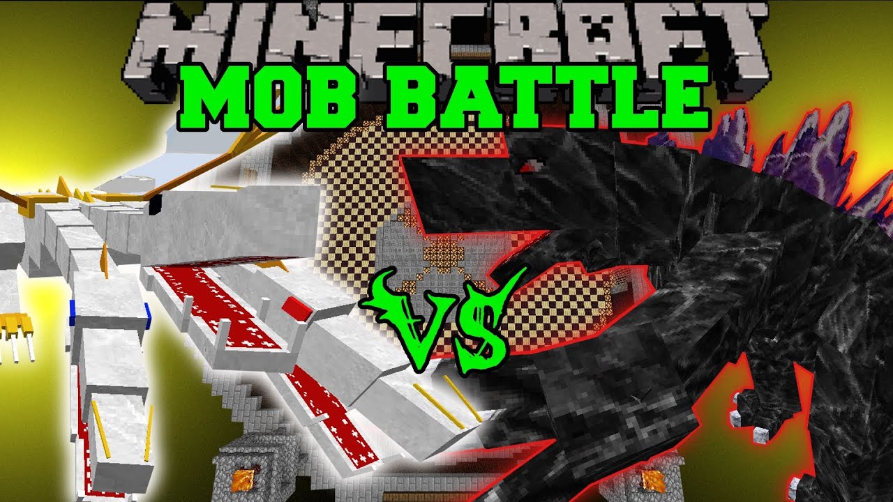 THE KING VS MOBZILLA - Minecraft Mob Battles - OreSpawn Bosses Mods