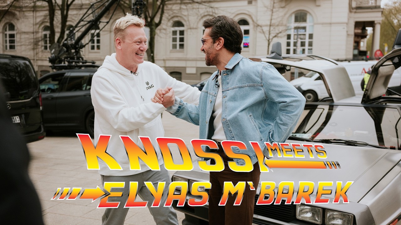 Elyas M'Barek im DeLorean! 😱 &Uuml;ber Fack ju G&ouml;hte, Haftbefehl & New York 🗽 powered by DVAG